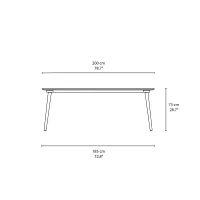 &Tradition In Between SK5-SK6 dining table