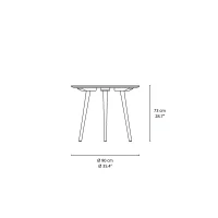 &Tradition In Between SK3-SK4 round dining table