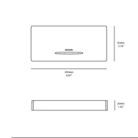Vivida Brick led wall lamp