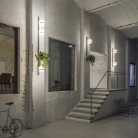 Vibia applique Palma luce singola e vaso
