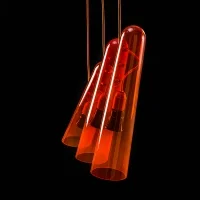 Brokis Flutes led suspension lamp