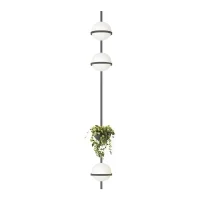 Vibia wall lamp Palma triple light and vase ​