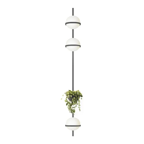 Vibia wall lamp Palma triple light and vase ​