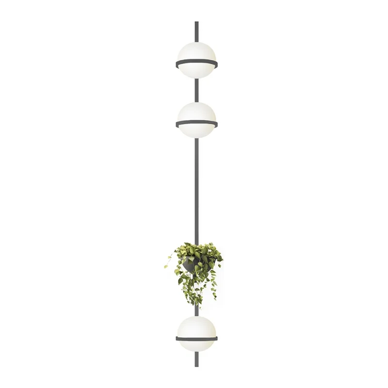 Vibia wall lamp Palma triple light and vase ​