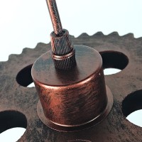 Ceiling Pendant Lamp E27 Copper Vintage Industrial Style Gear