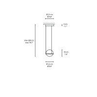Vibia Palma vertical suspension