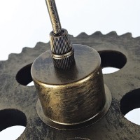 Ceiling Pendant Lamp E27 Bronze Vintage Industrial Style Gear