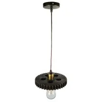 Ceiling Pendant Lamp E27 Bronze Vintage Industrial Style Gear