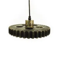 Ceiling Pendant Lamp E27 Bronze Vintage Industrial Style Gear