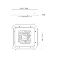 Vivida Elaine led ceiling lamp