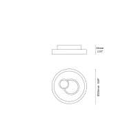 Vivida Elior led wall or ceiling lamp