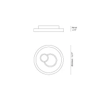Vivida Elior led wall or ceiling lamp