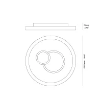 Vivida Elior led wall or ceiling lamp