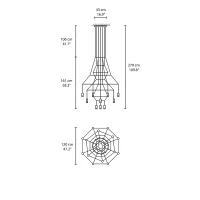 Vibia Wireflow Chandelier