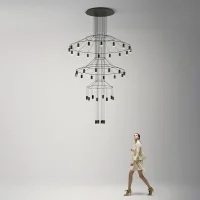 Vibia Wireflow Chandelier