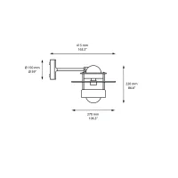 copy of Louis Poulsen Nyhavn Wall Lamp Applique for Outdoor copy of Louis Poulsen Nyhavn Wall Lamp Applique for Outdoor