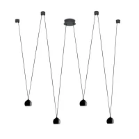 Vivida Shallow 4 light led suspension lamp