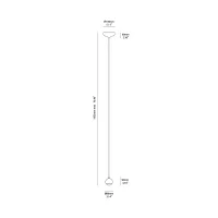 Vivida Shallow 1 luce lampada a sospensione led