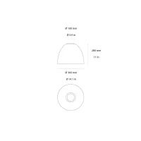 Artemide Nur Mini Gloss lampada da soffitto led