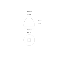 Artemide Nur Mini lampada da soffitto led