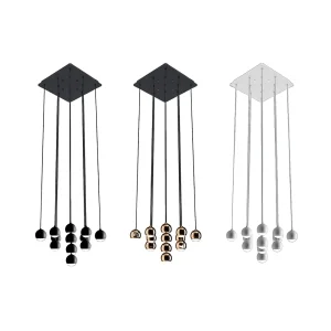 Vivida Shallow 13 light led suspension lamp