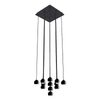Vivida Shallow 13 light led suspension lamp