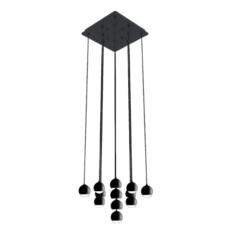 Vivida Shallow 13 light led suspension lamp