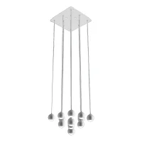 Vivida Shallow 13 light led suspension lamp