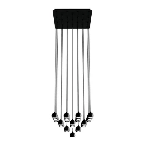 Vivida Shallow 25 light led suspension lamp
