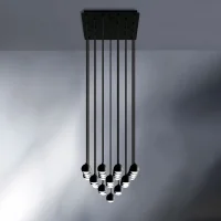 Vivida Shallow 25 light led suspension lamp