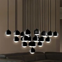 Vivida Shallow 25 light led suspension lamp