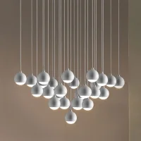 Vivida Shallow 25 light led suspension lamp