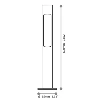 Ideal Lux Acqua garden bollard