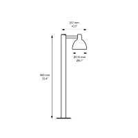 Louis Poulsen Toldbod 155 Bollard