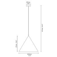 Ideal Lux A-Line suspension lamp