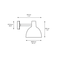 Louis Poulsen Toldbod 290 led outdoor wall lamp