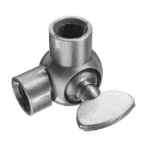 Copper color joint with tige M10X1 accessory for lamp holders