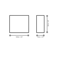 copy of Ideal Lux Omega square wall lamp for outdoor