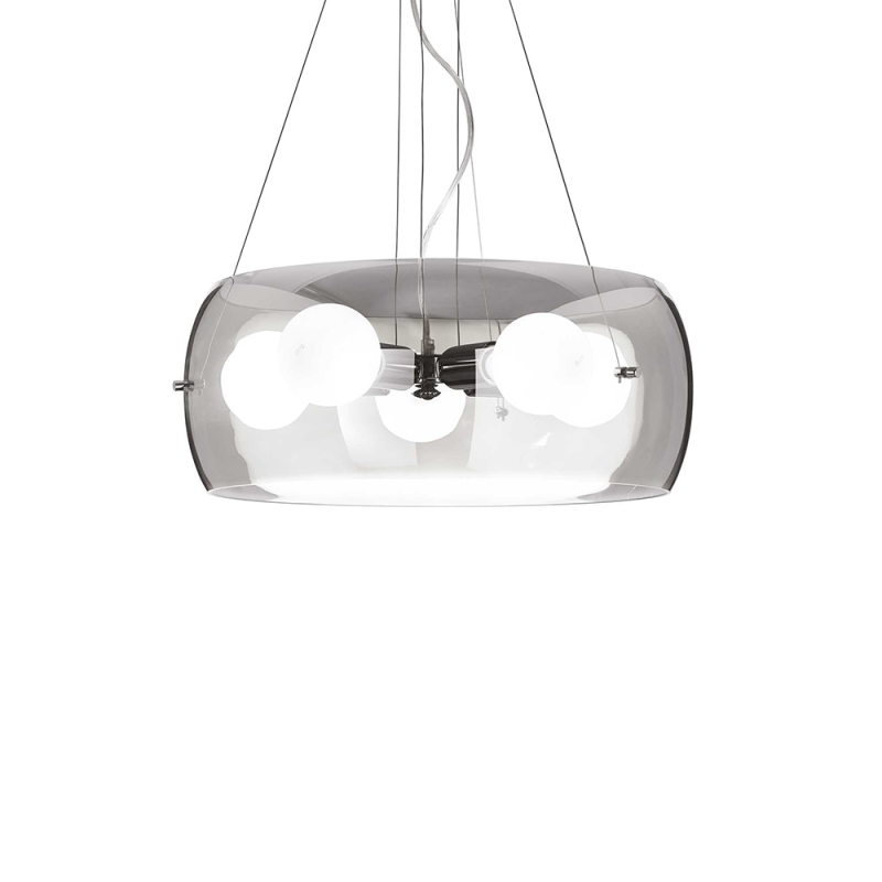 Ideal Lux Audi-10 suspension lamp in blown glass
