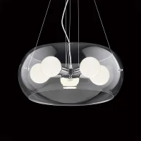 Ideal Lux Audi-10 lampada a sospensione in vetro soffiato