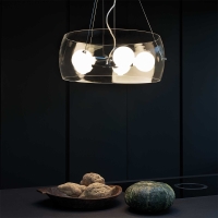 Ideal Lux Audi-10 lampada a sospensione in vetro soffiato