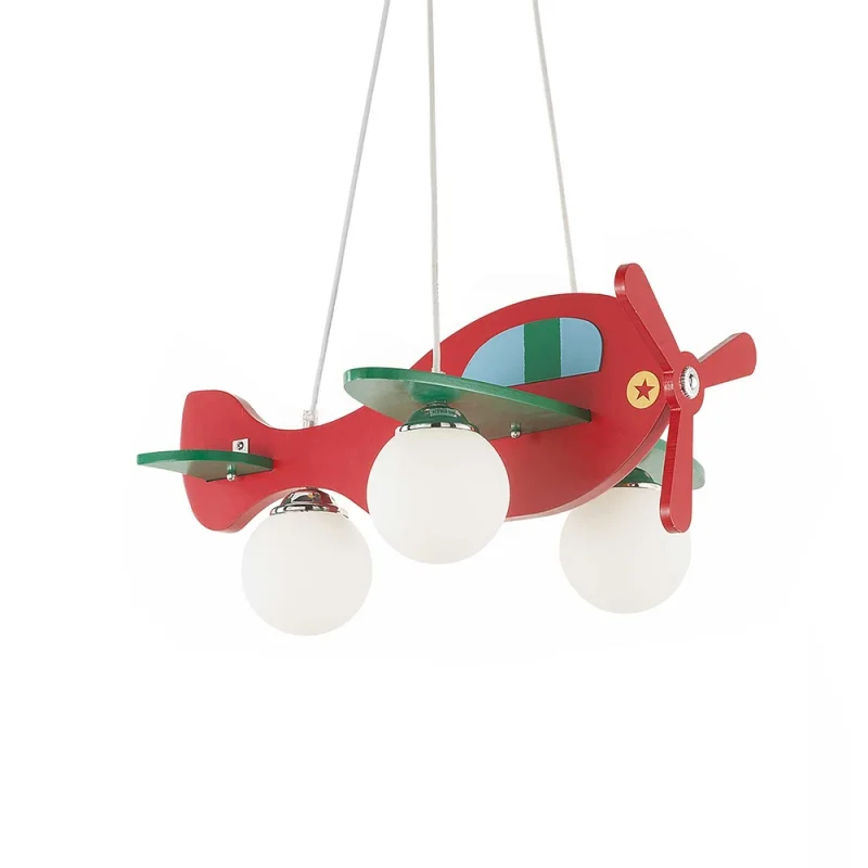 Ideal Lux Avion suspension lamp in wood Ideal Lux Avion suspension lamp in wood