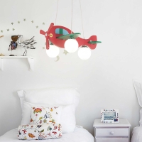 Ideal Lux Avion suspension lamp in wood