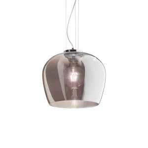 Ideal Lux Blossom suspension lamp in blown glass