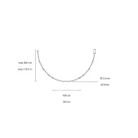 Karman Leda led suspension lamp