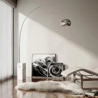 Flos Arco Floor Lamp by Achille Castiglioni made in Italy