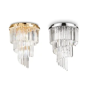 Ideal Lux Carlton ceiling lamp in crystal