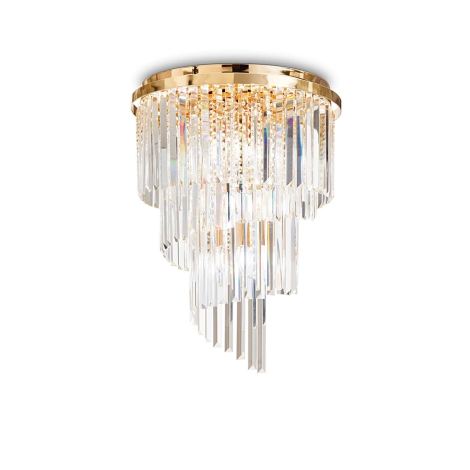 Ideal Lux Carlton lampada da soffitto in cristallo