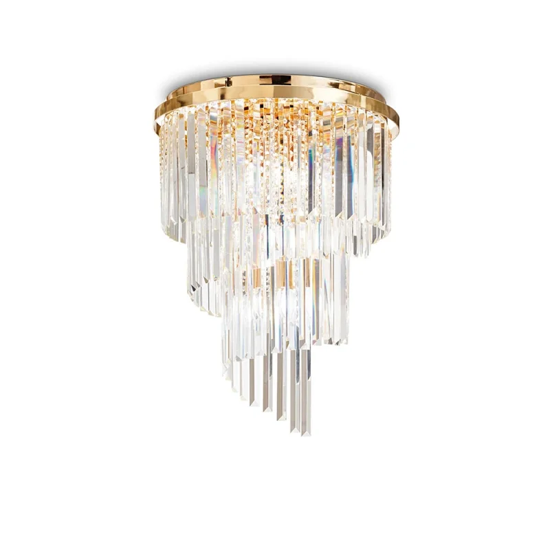 Ideal Lux Carlton lampada da soffitto in cristallo Ideal Lux Carlton lampada da soffitto in cristallo