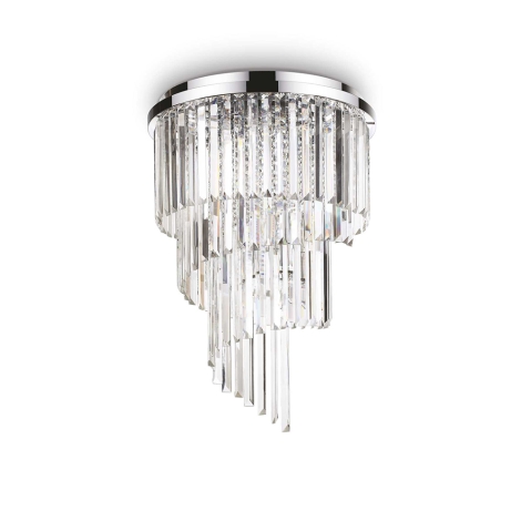 Ideal Lux Carlton lampada da soffitto in cristallo
